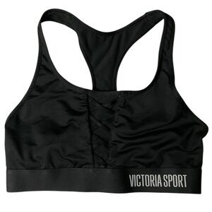 Victoria's Secret Victoria Sport Black Racerback Sports Bra Small
